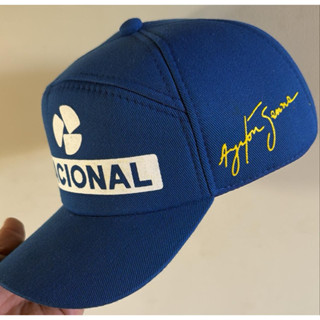 Boné Nacional Ayrton Senna Retro F1 Linha Premium em Oferta na Shopee