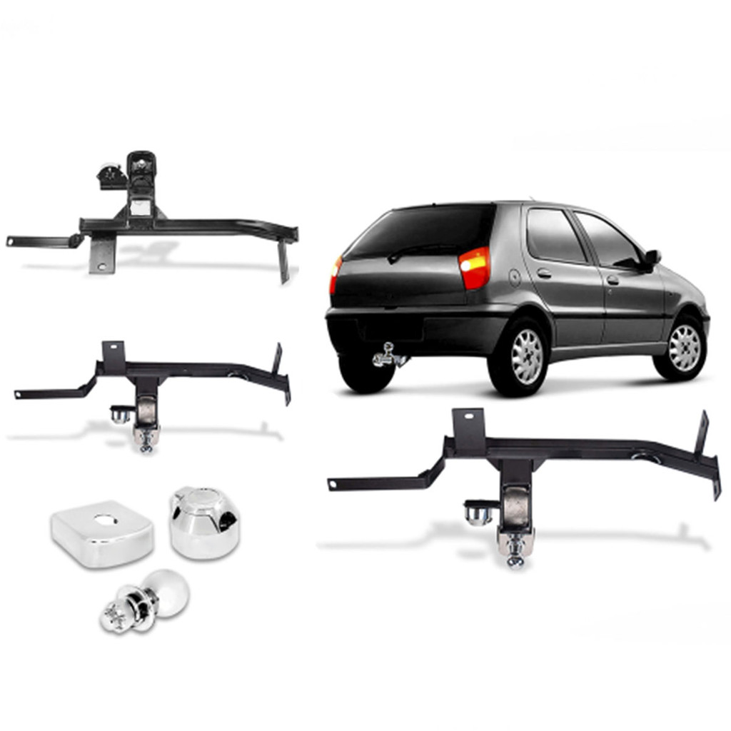 Engate Fiat Palio 1996 a 2003 Reforcel Reboque Rabicho Protetor 500KG em Oferta na Shopee