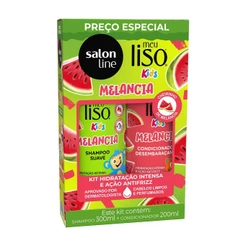 Kit Shampoo e Condicionador Melancia Meu Liso Kids