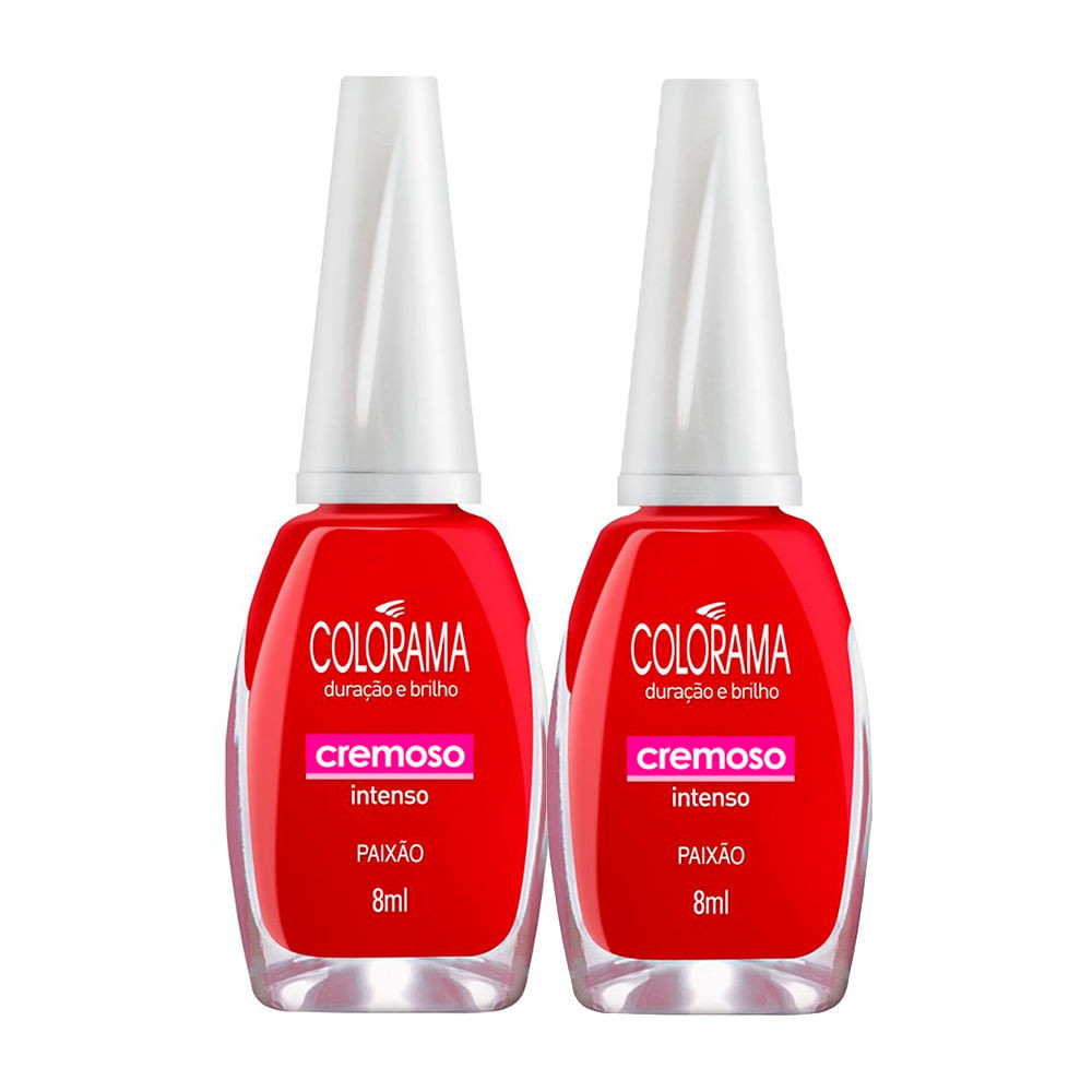 Kit 2 Esmalte Colorama Cor Paixão com 8ml em Oferta na Shopee