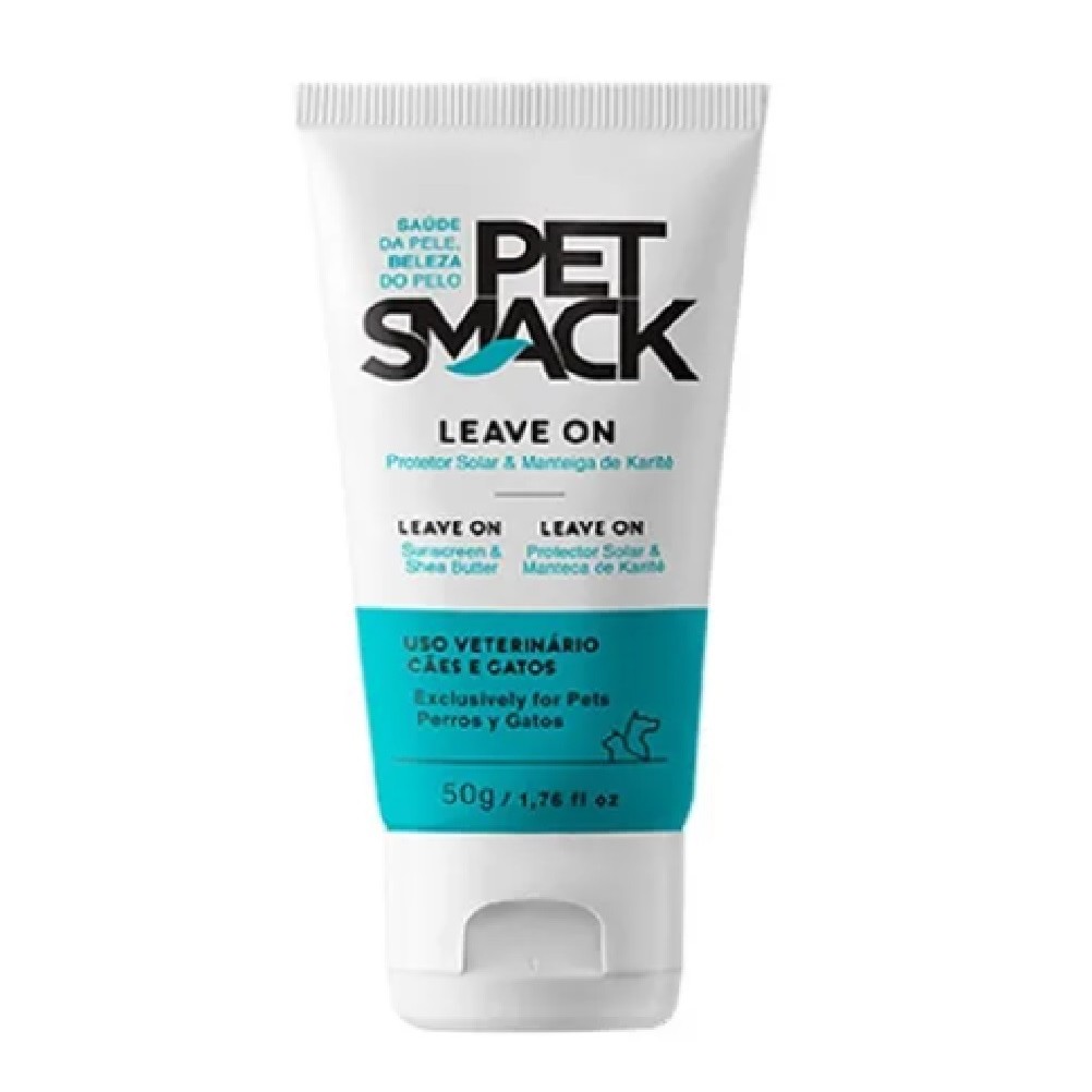 Leave On Protetor Solar Pet Smack Para Cães E Gatos 50g