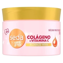 Máscara de Tratamento Seda Nina Secrets Colágeno + Vitamina C 300g