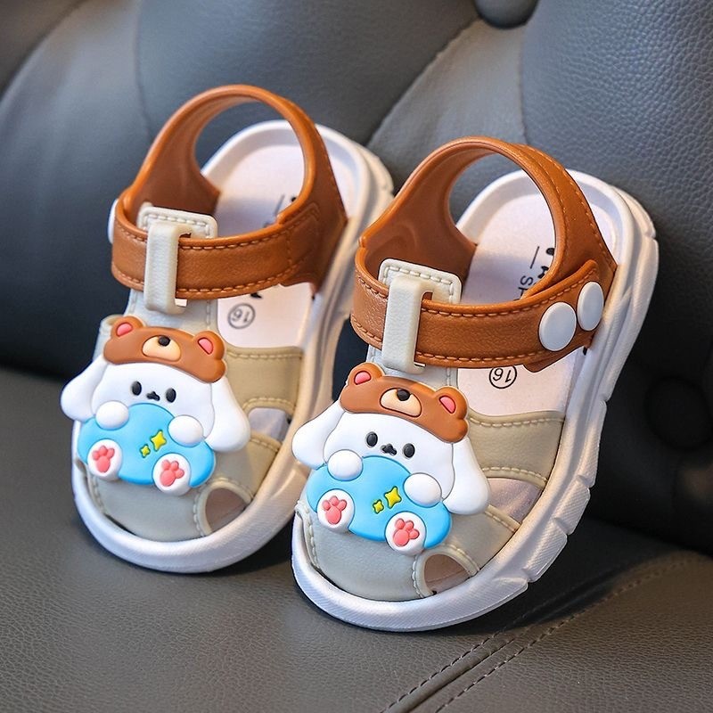 Chinelos Infantis Baotou Antiderrapantes Sandálias Anticolisão Internas E Externas em Oferta na Shopee