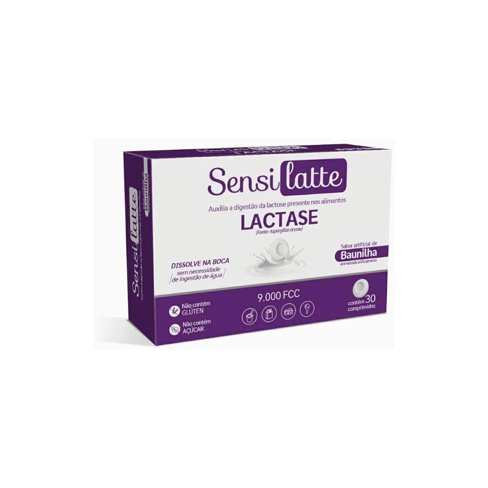 Sensilatte Lactase 9.000 FCC30 comprimidos – Prati Donaduzzi