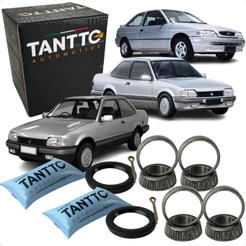 Par Kit Rolamento Roda Traseira Escort Verona Apollo