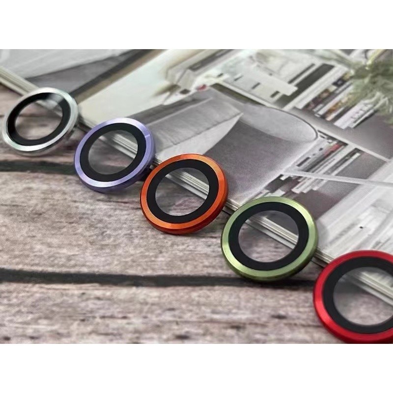 KIT Peliculas Da Câmera iPhone 16 15 14 13 12 11 PLUS/PRO/PRO MAX Protetor De Lente Anel de Vidro Temperado