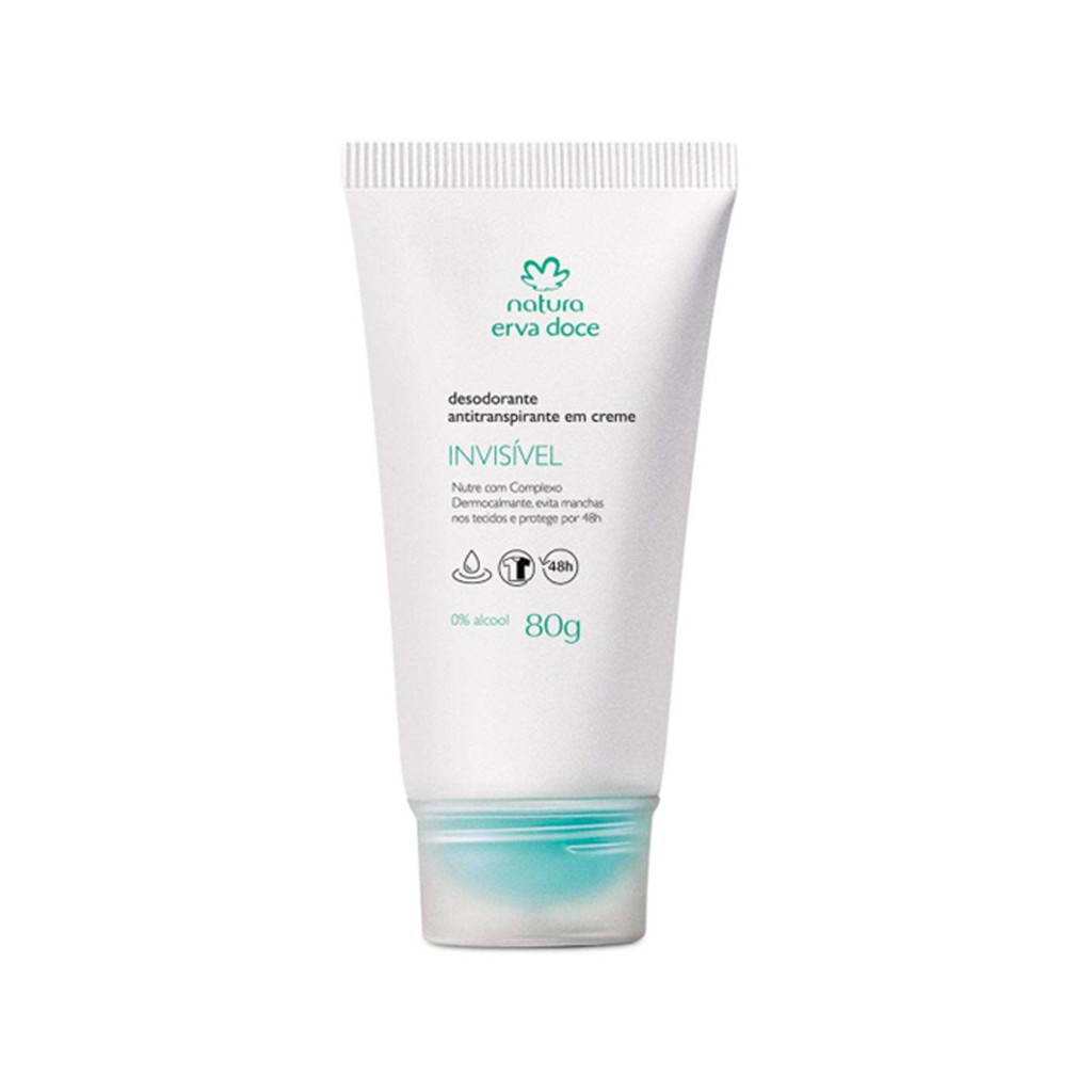 Desodorante em Creme Erva Doce Natura 80g