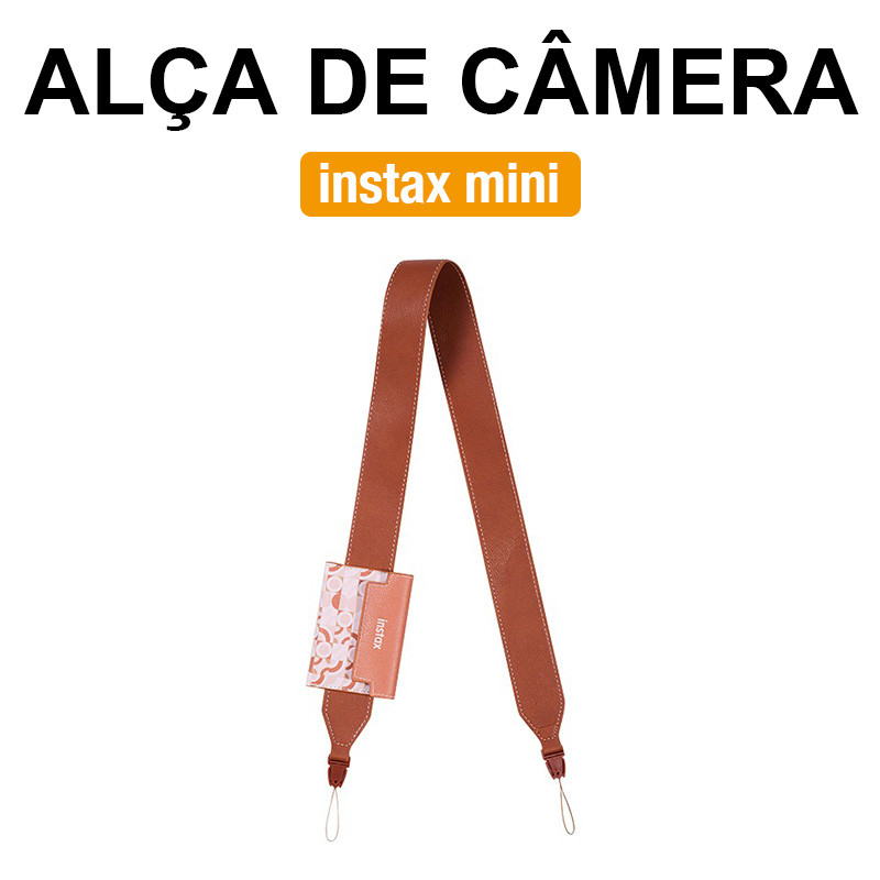 [Film Lab] Alça Para Câmera Instax Mini EVO Com Bolsa De fotos Alça De Ombro e Pescoço CAB11