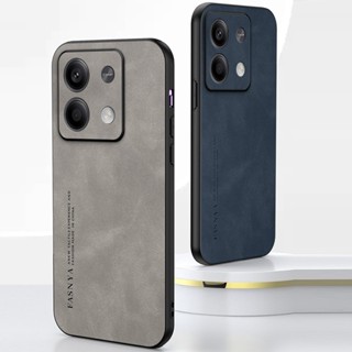 Caixa Para Xiaomi Redmi Note 13 Pro 4G 5G Capa Telefone À Prova De Suor Traseira Em Couro De Proteção Suave em Oferta na Shopee