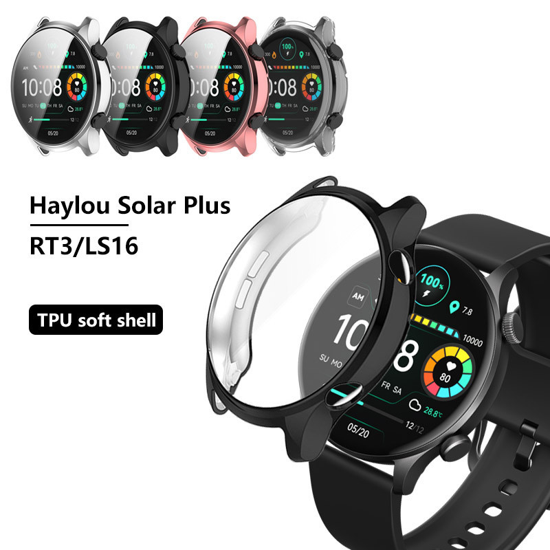 Capa Protetora De Silicone Macia Para Haylou Solar PLUS RT3 LS16