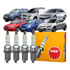 Jogo 04 Vela Ignição Ngk Cerato Sportage Picanto