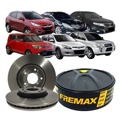 Par Disco Freio Dianteiro Ventilado I30 Ix35 Sonata Tucson