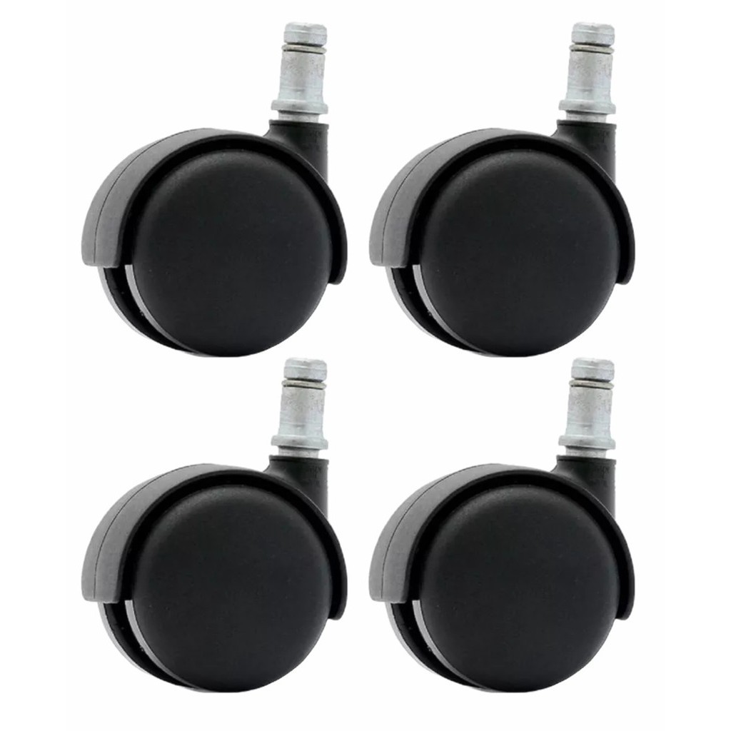 Rodízio De Cadeira Giratória 5cm Com 5 Rodinhas Pino Anel. em Oferta na Shopee