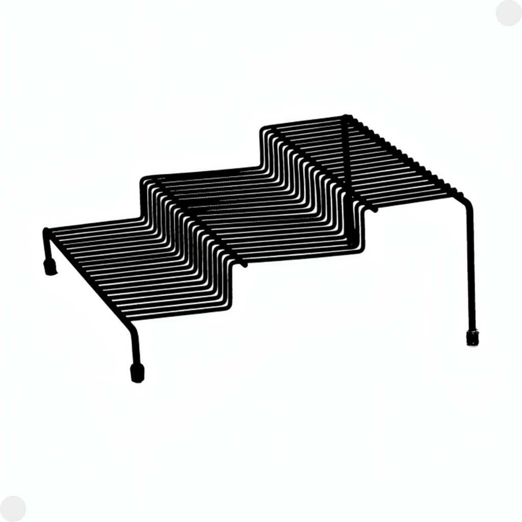 Organizador De Temperos 3 Andares Aço Preto 30070035 - Mor - Home & Living