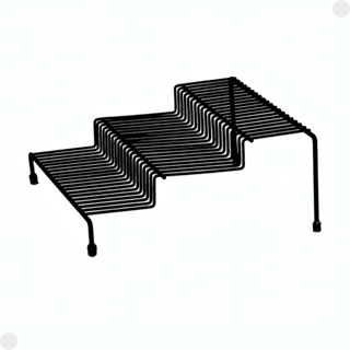 Organizador De Temperos 3 Andares Aço Preto 30070035 - Mor em Oferta na Shopee