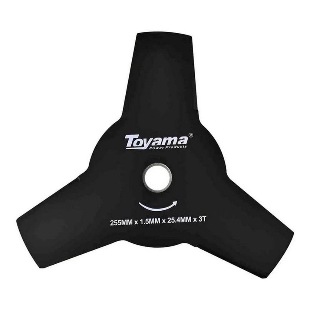 Lâmina P/ Roçadeira 3 Pontas 255mm X 1,5mm X 25,4mm Toyama - Home & Living