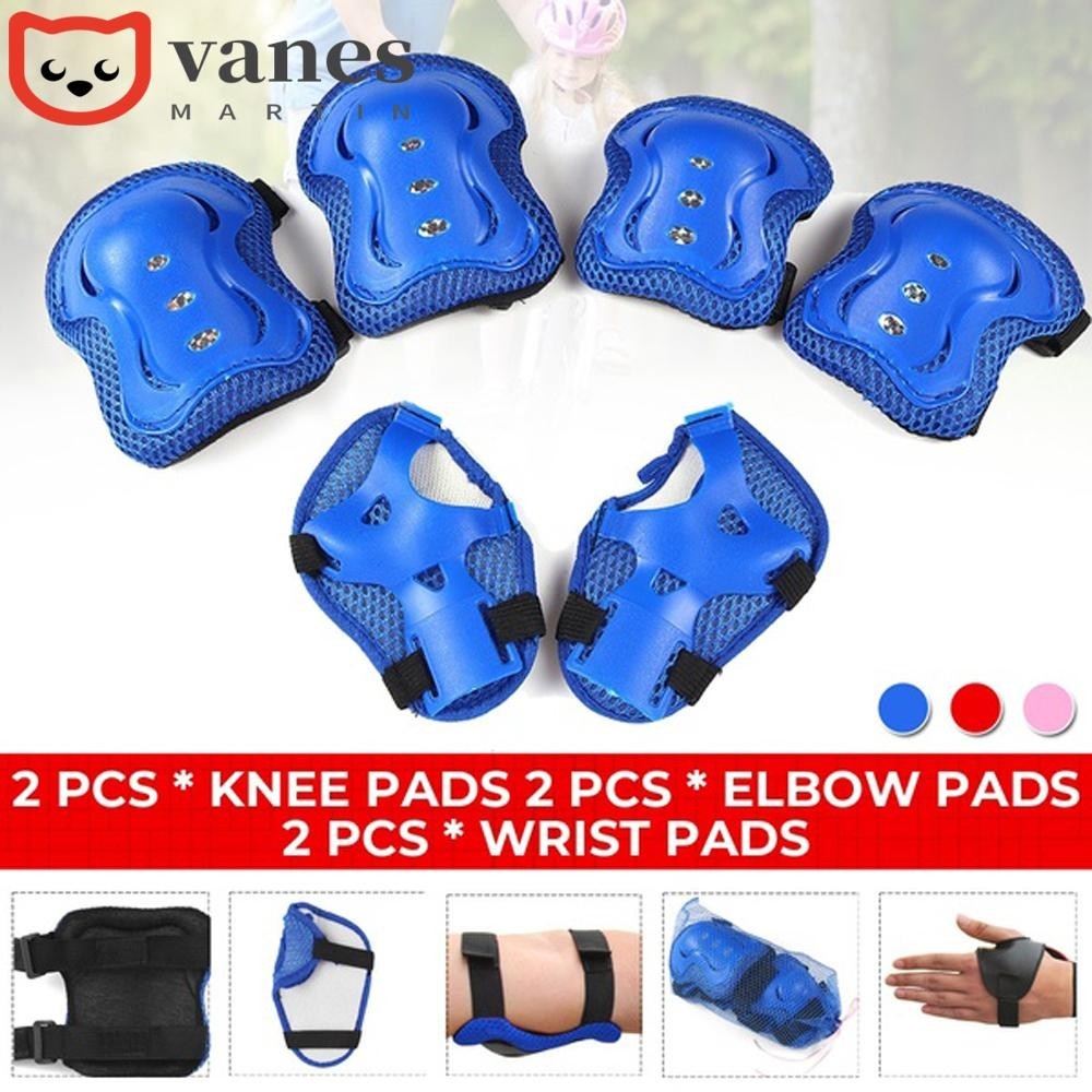 VANES Kids Protective Gear Inline Skatings Crianças Equitação Esportes 6 Em 1 Para Patins De Skate Cotovelos