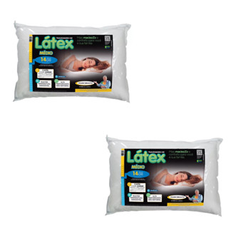Kit 2 Travesseiros Látex Médio em Oferta na Shopee