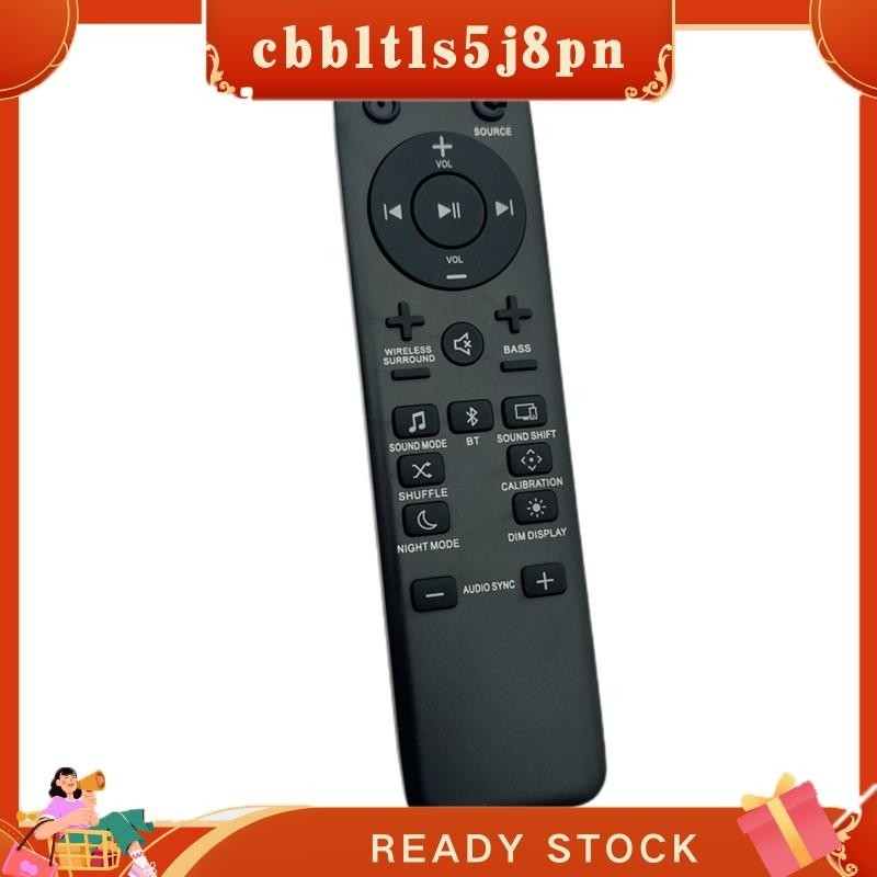 【 Cbbltltls5j8pn 】 Remote Controle Para Bar 2.1 3.1 5.1 Canal 4K Ultra HD Sound System Remoto De Áudio Sem Fio Home Theater Fácil De Usar Preto