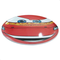 Prato Raso Refeição Meninos Carros Disney 20cm Melamine