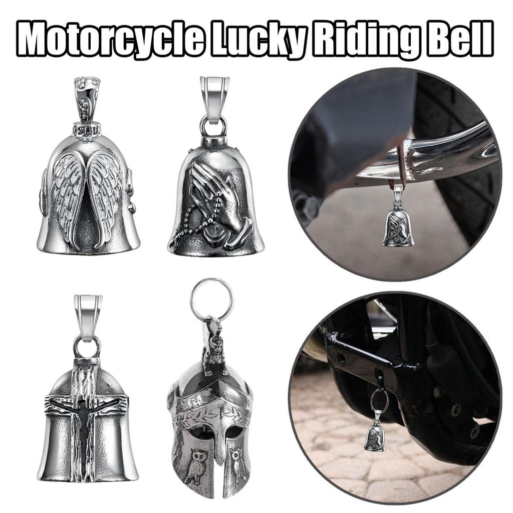 Sino De Equitação De Motocicleta , Boa Sorte , Mão De Oração , Guardião Da Motociclista , Decoração De Moto , Sinos Para
