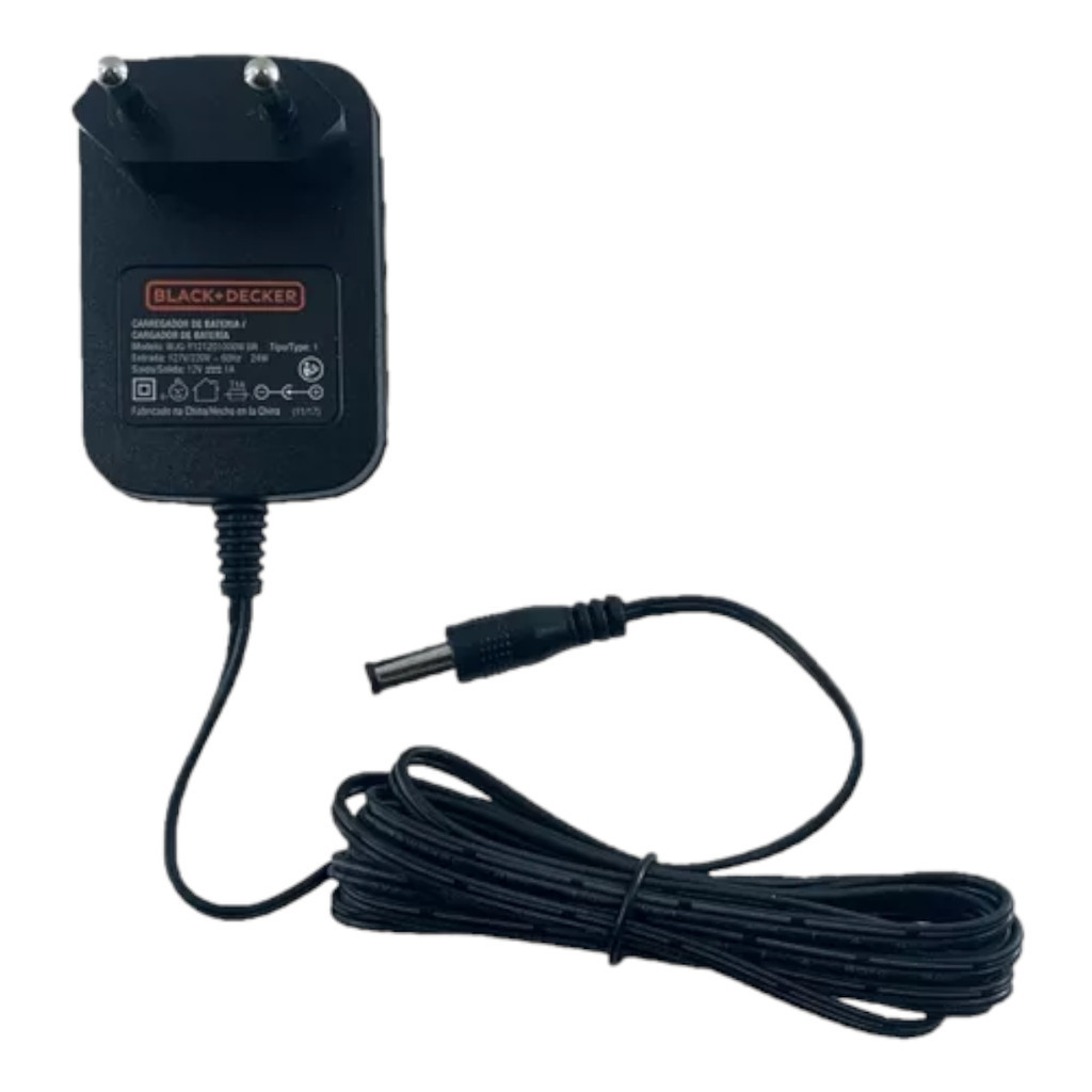 Carregador Bivolt P/parafusadeira Black+decker Ld12 Original