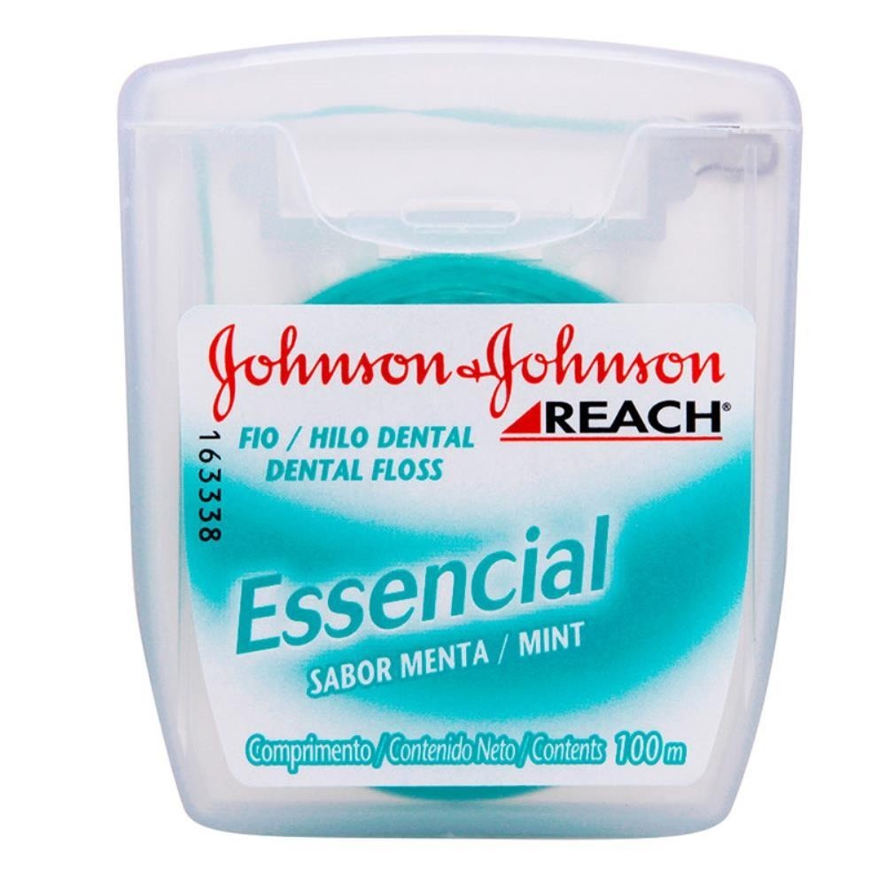 FIO DENTAL JOHNSON'S REACH ESSENCIAL MENTA COM 100M em Oferta na Shopee