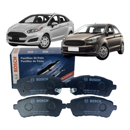 Pastilha Freio Dianteira Original Bosch New Ka Fiesta 2012 em diante - Spare Parts and Accessories for Vehicles