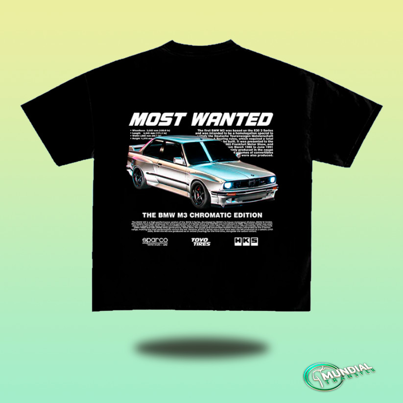 Blusa Corrida Camiseta Estilo Tuning Carro M3 Camisa Esportiva Masculina Algodão Fã BMW