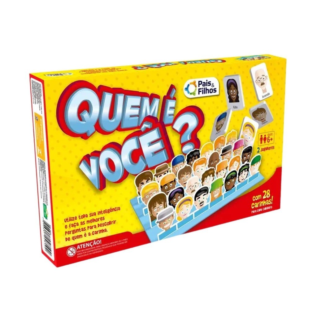 Jogo de Perguntas Quem é Você? Pais e Filhos Brinquedo Infantil Educativo Desenvolvimento Raciocínio em Oferta na Shopee