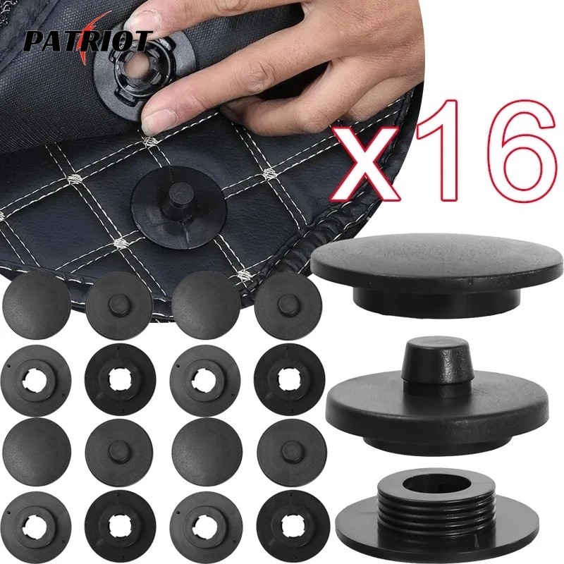 [PATRIO] 4-16pcs Fixador De Piso De Carro Anti-Skid Grips Dupla Camada Conjunto De Clipes Fixadores De Fivela Universal Acessórios