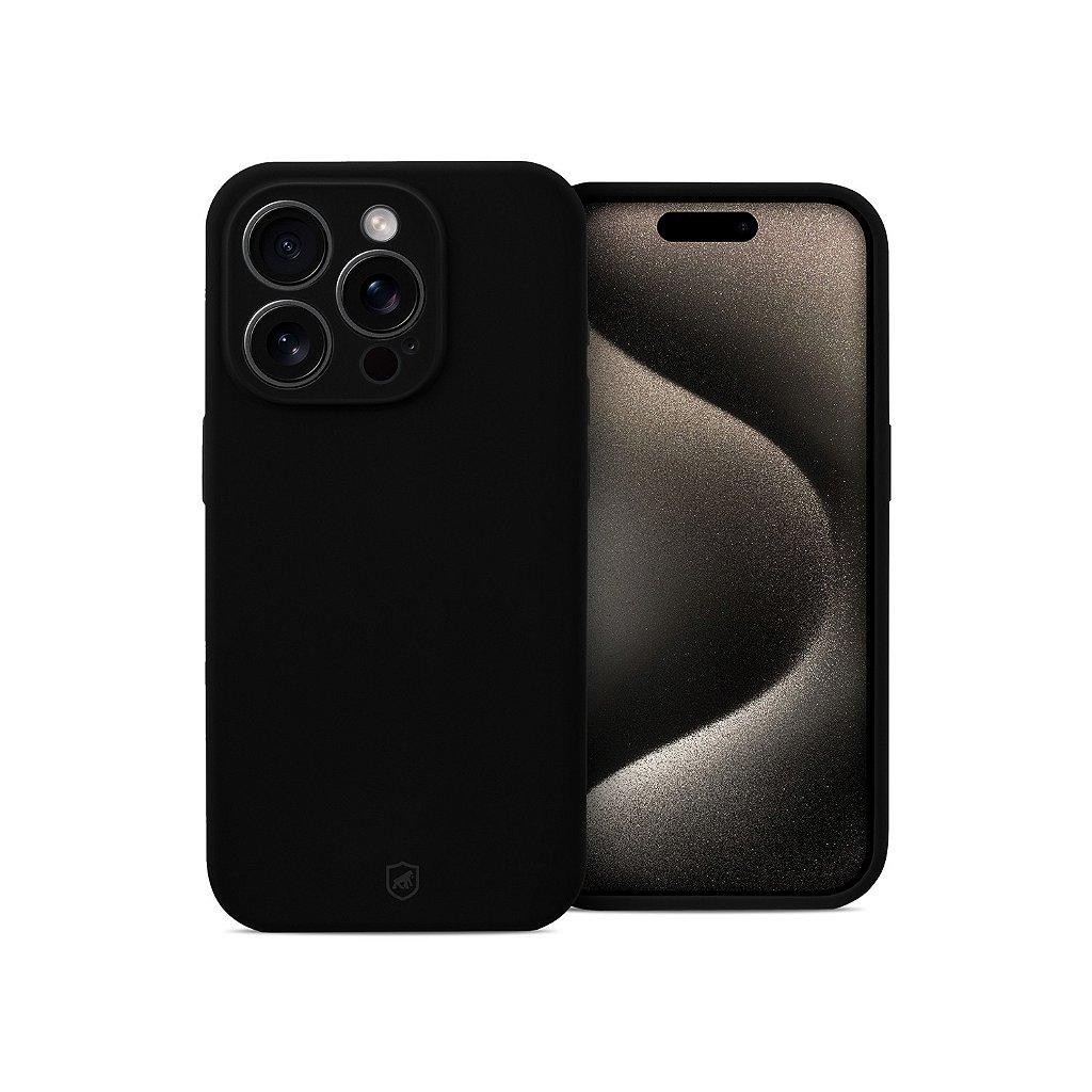 Capa Case Capinha para iPhone 15 Pro Max - Silicon Premium Preta - Gshield