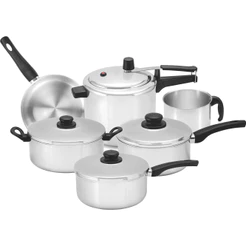 Jogo Panela Aluminio Pólido com Panela de Pressão 4,5 Litros Panelux