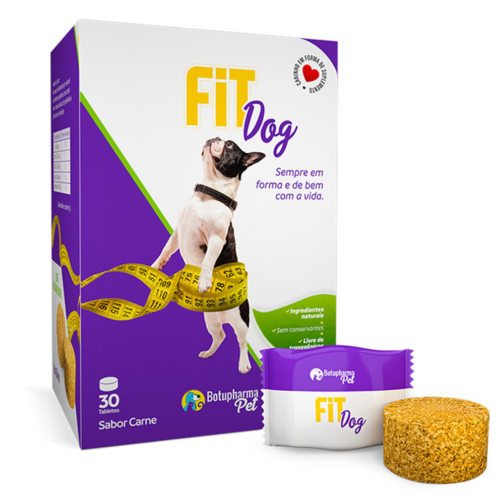 Suplemento Fit Dog 210g 30Tabs - Botupharma