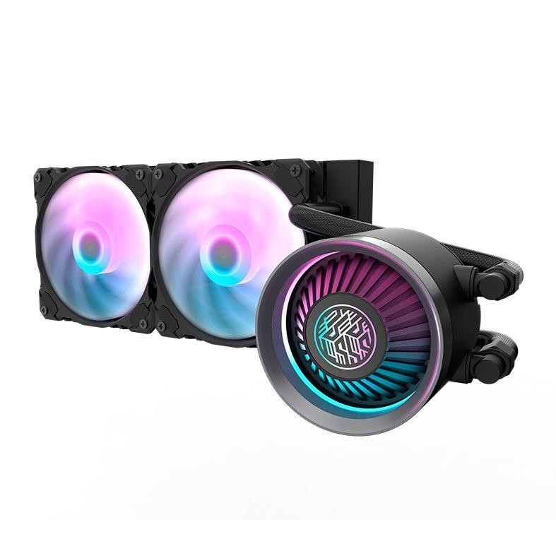 Water Cooler Aigo Darkflash Nebula DN-240, ARGB, 240mm, Preto, DN-240-BK - Computers & Accessories