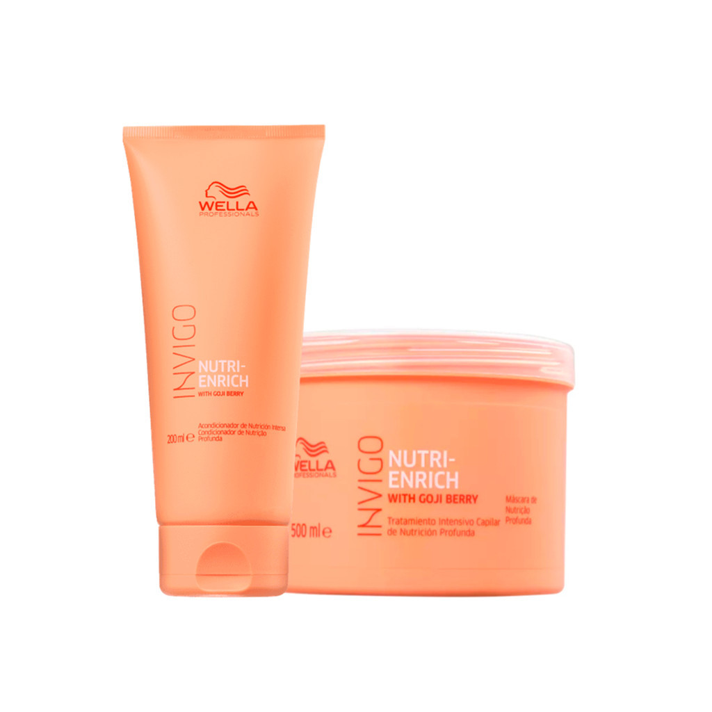 Nutri-Enrich Condicionador 200ml e Máscara 500ml - Wella em Oferta na Shopee