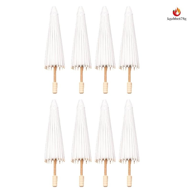 8PCS Guarda-Chuva De Papel Parasol Festa De Casamento Bambu Favor Favorito Para Peças De Chuveiro Nupcial Adereços Fotográficos kgabbe678g.br