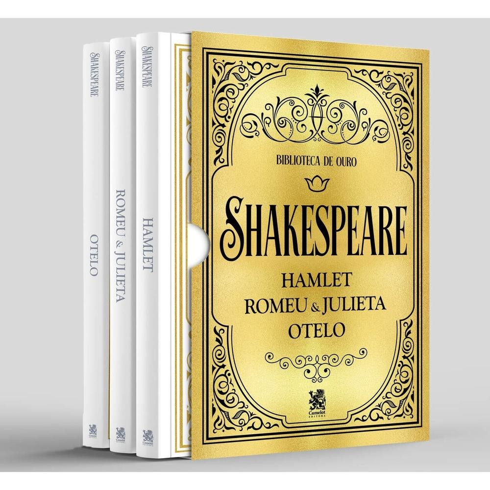 Biblioteca de Ouro Shakespeare -  Box com 03 Livros