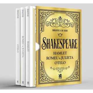 Biblioteca de Ouro Shakespeare -  Box com 03 Livros em Oferta na Shopee