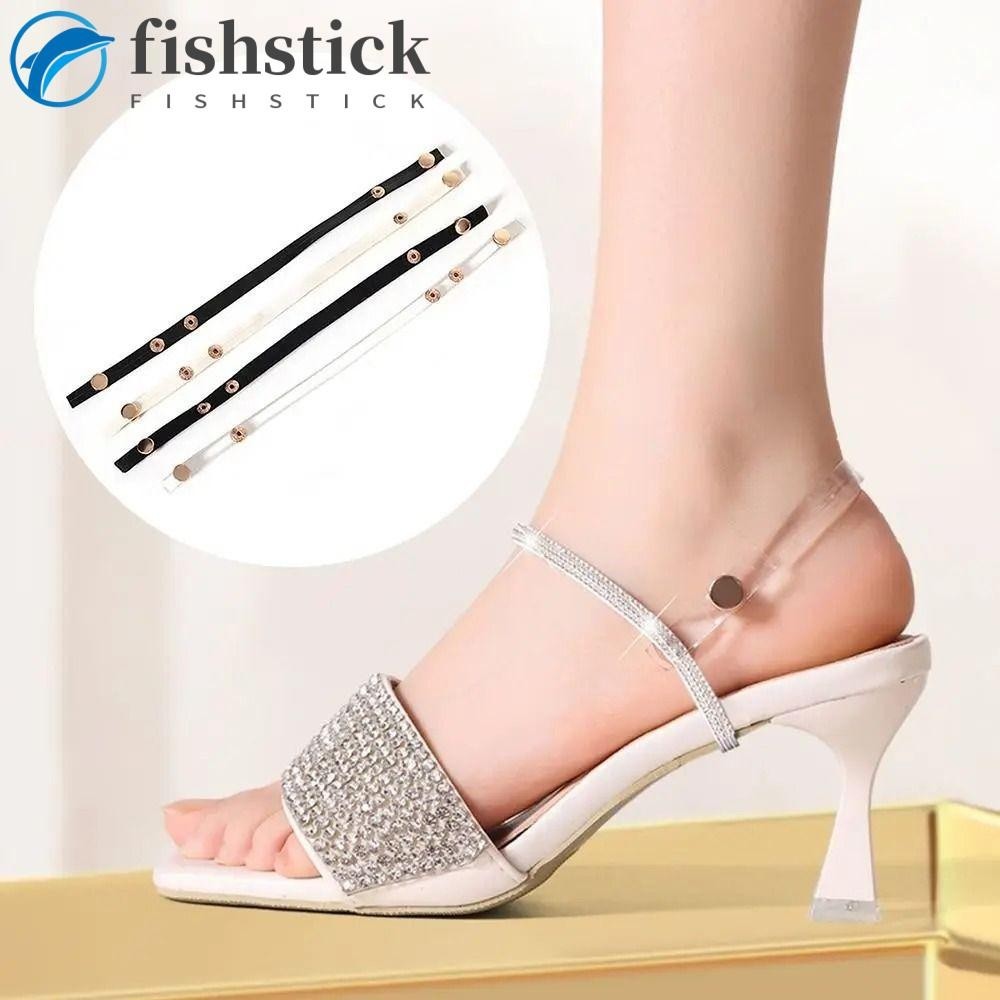 FISHSTICKA Faixas De Sapatos De Salto Alto , Cintos Antiderrapantes Ajustáveis De Conforto Macios Femininos
