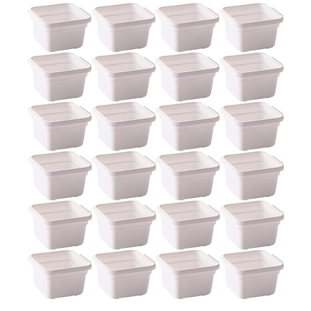 Organizador de gavetas e talheres modular 7,5 x 7,9 cm com 24 unidades Plasutil ref.9730