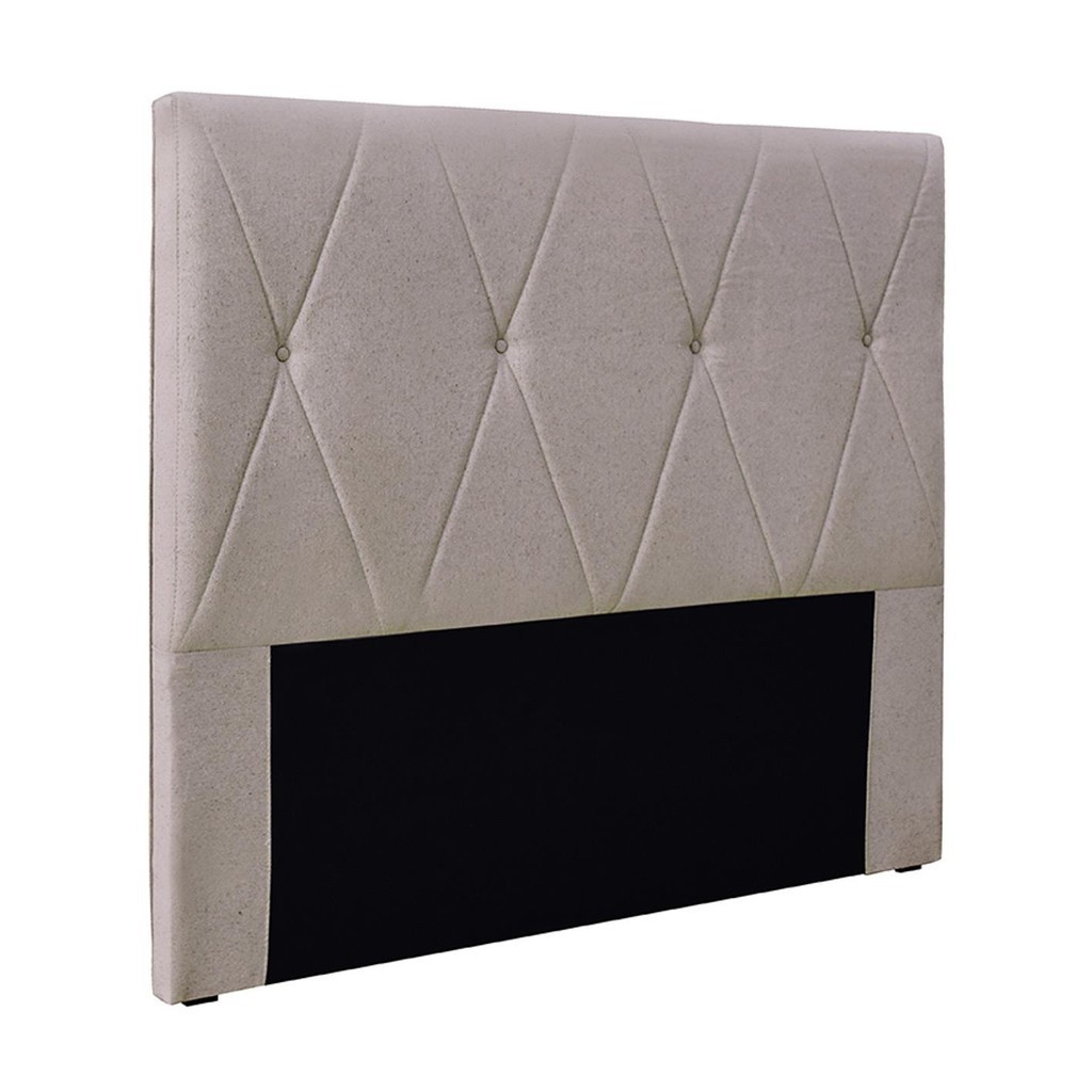 Cabeceira Decorativa King Size 1,95M Yves Linho Areia G63 - Gran Belo