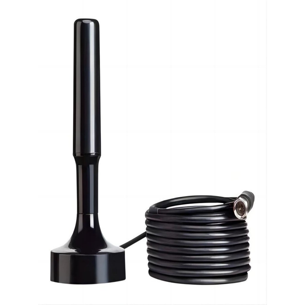 Imagem Antena Digital Tv Televisão Hdtv 4k Uhf Cabo 5m Amplificada