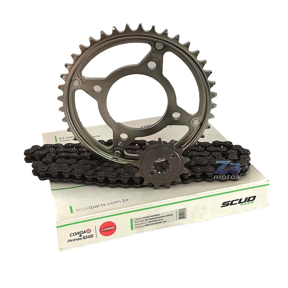 Kit Transmissao Scud Cb Twister 2016 ate 2022 Sem Retentor