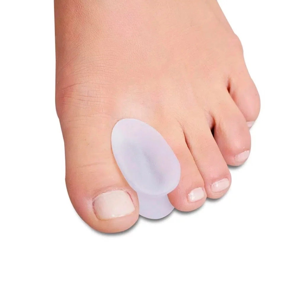 1 Par Separador de Dedos p/Joanete de Silicone Correção Pés em Oferta na Shopee