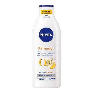 Creme Hidratante Nivea Firmador Q10 Vitamina C Todos Os Tipos De Pele 400ml em Oferta na Shopee