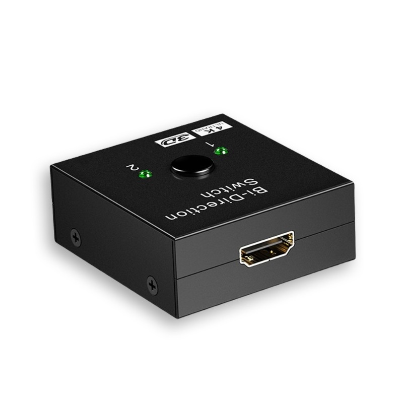 Switcher Bidirecional 4K Splitter Para Configurações Exibição Projetores TV