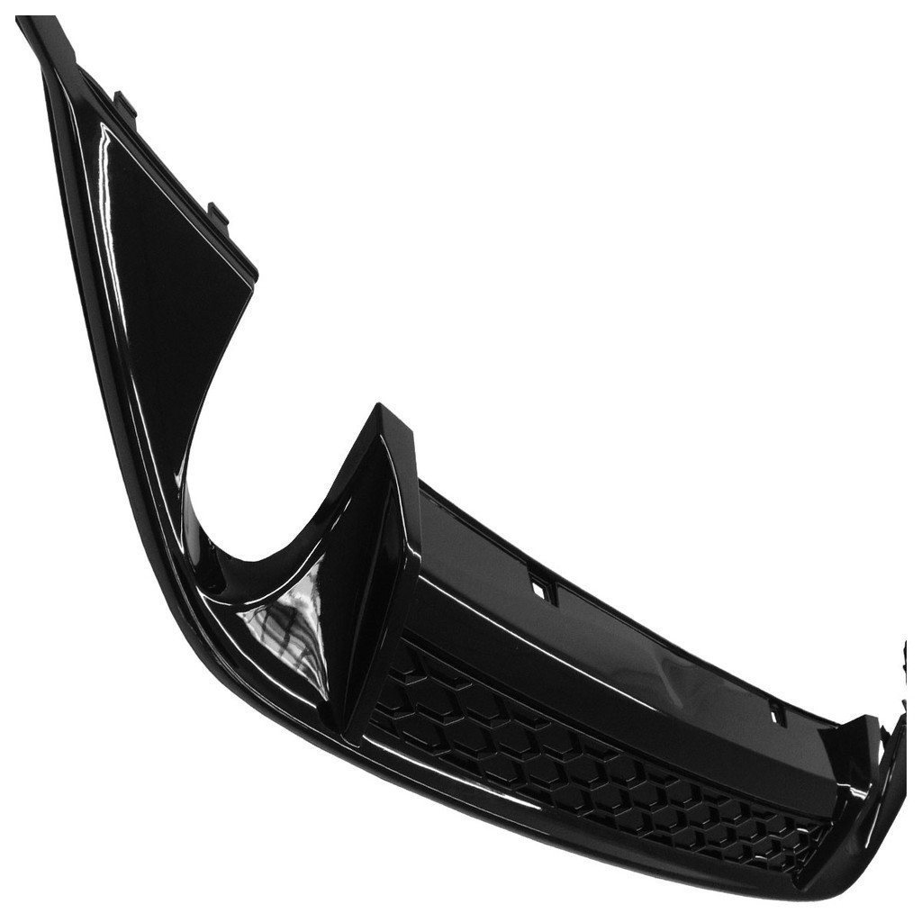 Detalhes do Spoiler Parachoque Traseiro Golf GTI 2019 Preto Com Furo