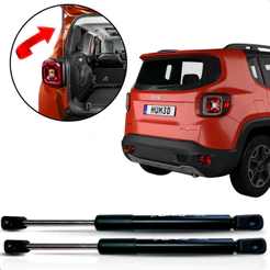 Par Amortecedores Tampa Porta Malas Jeep Renegade 2015 2016 2017 2018 2019 2020 até 2021 Encaixe