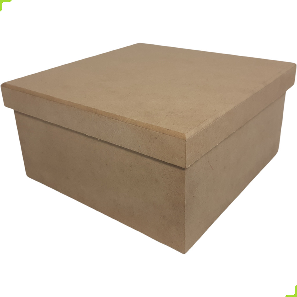 Caixa MDF Lisa De Presente 20x20x10cm Grande Madeira Top em Oferta na Shopee